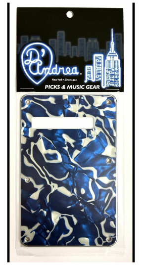 D'Andrea St-Style Back Plate Blue Swirl Pearl D'Andrea St-Style Back Plate Blue Swirl Pearl