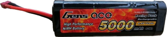 Gens 8.4V 5000mAh - Gens Ace Hump - NiMh - Deans