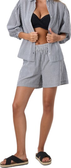 Seaside Marina Seersucker Shorts W