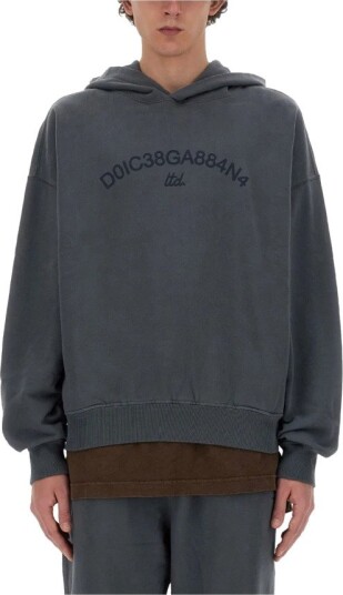 Dolce & Gabbana Herre Gensere & Hettegensere Grå L,