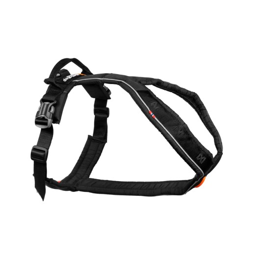 Non-Stop Dogwear Line Harness Grip Hundesele 7 Svart med Håndtak Non-Stop Dogwear Line Harness Grip Hundesele 7 Svart med Håndtak
