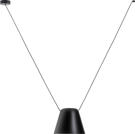 Attic Takpendel  Diameter 24 Cm  Matt Sort