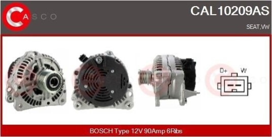 Dynamo CASCO CAL10209AS