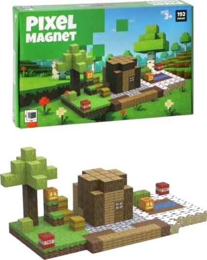 Pixel Magnet Byggesett Med 192 Deler