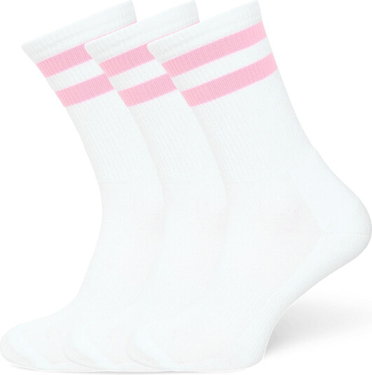 Organic Basics | Core Stripe Crew Socks 3 Pack | 35 38