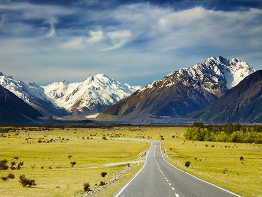 Fototapet Southern Alps New Zealand 200x154 - Artgeist sp. z o. o.