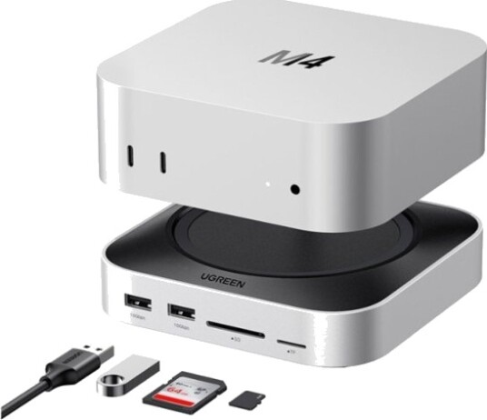 Ugreen Cm841 Dokkingstasjon 11 I 1 Usb C Grå