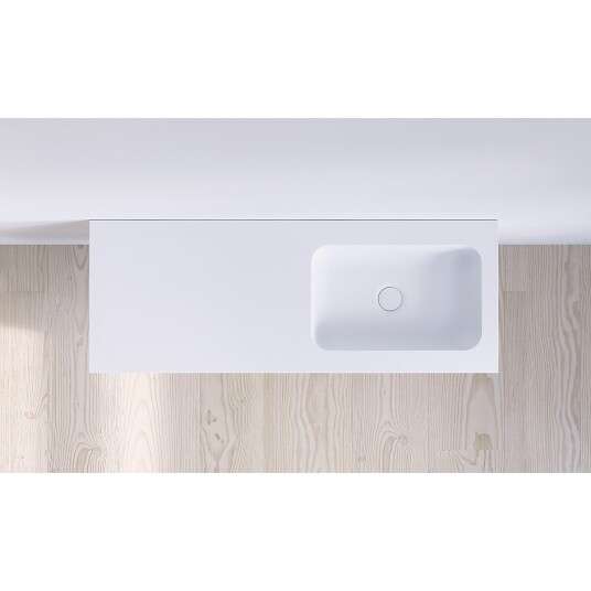 Copenhagen SQ2 120 møbelservant 1200x450 mm, Høyre, Til SQ2 servantskap Copenhagen SQ2 120 møbelservant 1200x450 mm, Høyre, Til SQ2 servantskap