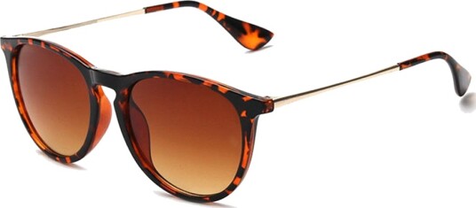 Retro solbriller Leopard Brown Glass + Senils String