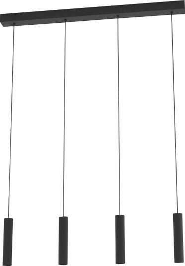 EGLO Pendel Almudaina 4 Light Svart Takpendler
