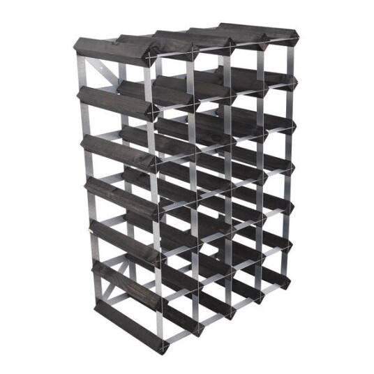 The Swedish Wine Rack Factory Vinstativ 30 flasker montert svart The Swedish Wine Rack Factory Vinstativ 30 flasker montert svart