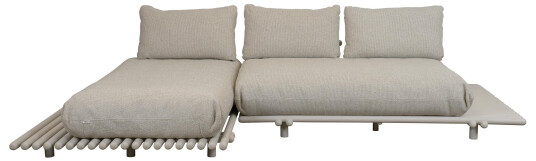 Cane line Sticks divan sofa Aluminium/desert sand 2 2 seters moduler Beige