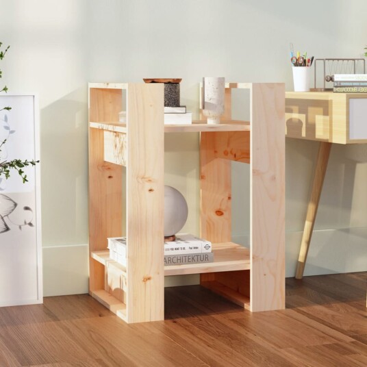 vidaXL Bokhylle/romdeler 41x35x57 cm heltre furu vidaXL Bokhylle/romdeler 41x35x57 cm heltre furu