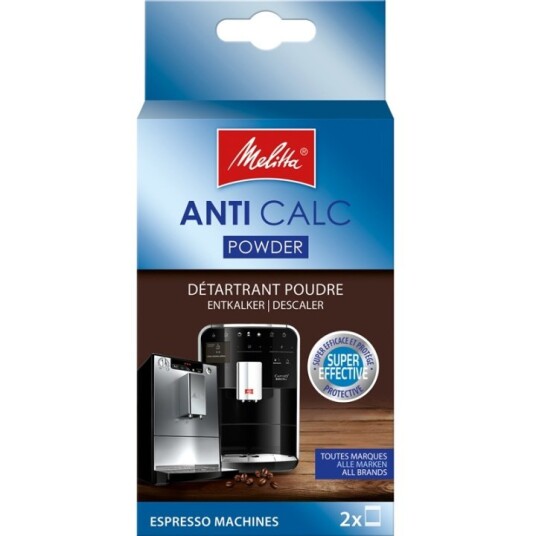 Melitta Avkalkning Pulver 2x40g (Obs 8 förpackningar!) Melitta Avkalkning Pulver 2x40g (Obs 8 förpackningar!)