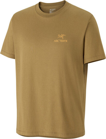 Arc"teryx Men"s Kragg Sl Cotton Bird Word Short Sleeve Shirt Bracken/larch M