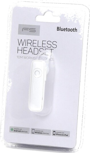 Omega Freestyle Trådløst Headset - Bluetooth, 5 timer - Hvit