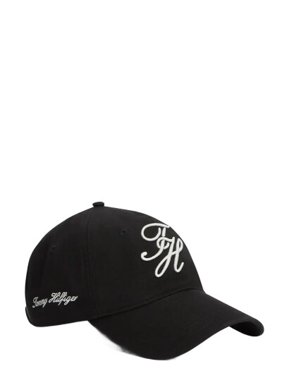 Tommy Hilfiger Th Script Soft 6 Panel Cap   Black   ONE SIZE