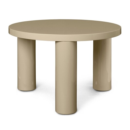 ferm LIVING Post salongbord small Ø 65 cm Cashmere