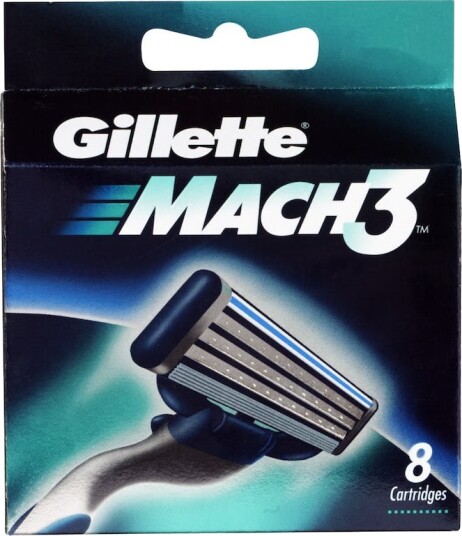 Gillette Mach3 Barberblad 8 stk Barberblader