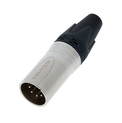 Neutrik NC5MXX XLR 5-Pole Hann Adapter Sølv