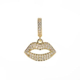 By Sophia Crystal Kiss Charm By Sophia Crystal Kiss Charm