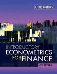 Introductory Econometrics For Finance Av Chris (University Of Reading) Brooks