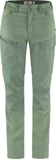 Fj�llr�ven ABISKO MIDSUMMER ZIP OFF TROUSERS W JADE GREEN-PATINA GREEN