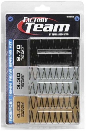 Associated 89350 Spring Set 16x38mm Bronze/Silver/Black 6
