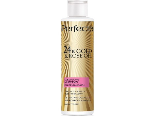 Perfecta 24K Gold & Rose Oil Luksuriøs Sminkefjerningsmelk 200Ml