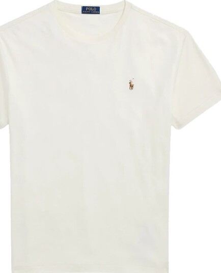 Polo Ralph Lauren Custom Slim Fit Soft Cotton T Shirt Cream XL Polo Ralph Lauren Custom Slim Fit Soft Cotton T Shirt Cream XL