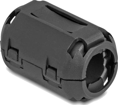 Delock Ferrittkjerne / Ferrittring For Rund Kabel 13 Mm 2 Stk Sort Delock Ferrittkjerne / Ferrittring For Rund Kabel 13 Mm 2 Stk Sort