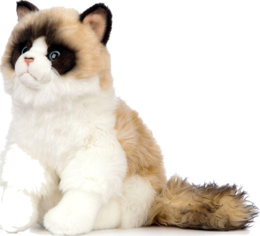 Living Nature | Ragdoll Cat | Brun/Beige/Hvit | ca. 24 cm
