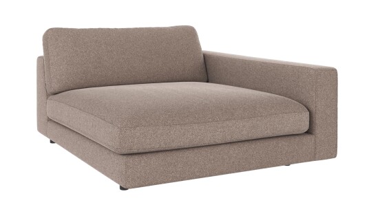 Rowico Home Duncan 1,5 seters sjeselong H Beige Brenda 34 129 x 150 x 78 cm Beige
