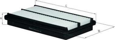 Luftfilter KNECHT LX 1075 Luftfilter KNECHT LX 1075