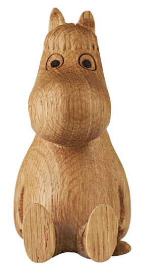 Dsignhouse X Moomin Mummi tredekorasjon Snorkfrøken 10 cm eik Dsignhouse X Moomin Mummi tredekorasjon Snorkfrøken 10 cm eik