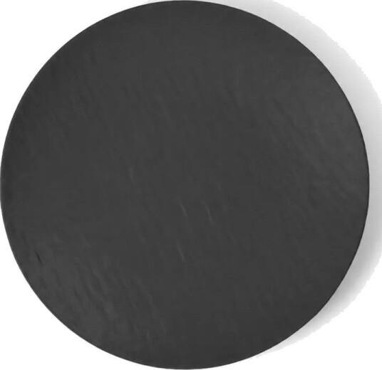 Villeroy & Boch Manufacture Rock 25 cm Middagstallerken i Svart Porselen