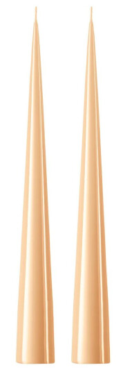 Ester & Erik kjeglelys 37 cm 2-stk. lakket Melon sorbet 19-0