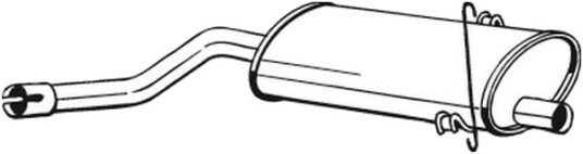 Midtre lydpotte BOSAL 215 761