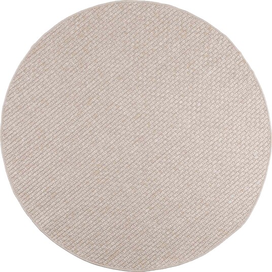 Områdetepper Rund FARO Krem Ø 160 CM Polyester