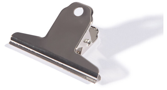 Büngers Binders metall, blank, 76 mm - 24 stk