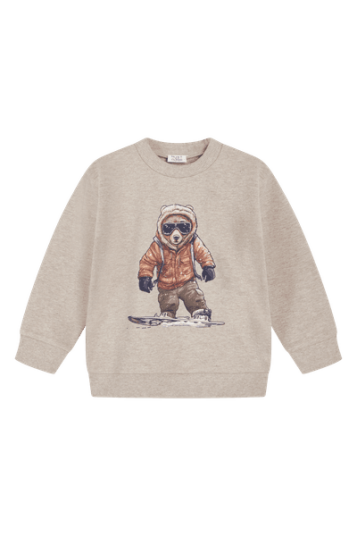 Hust & Claire Sejer sweatshirt - beige melange Hust & Claire Sejer sweatshirt - beige melange