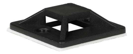 ProXtend Self Adhesive Cable Clips 25mm x 25mm Black 50pcs in a bag ProXtend Self Adhesive Cable Clips 25mm x 25mm Black 50pcs in a bag