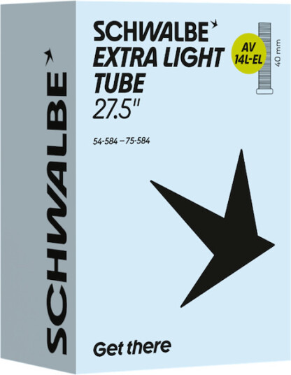 Schwalbe Extra Light slange 27,5"x2,10-3,00 (54/75-584) 40mm bilventil / schraderventil