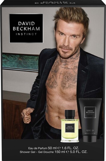 David Beckham Gift Set Instinct Eau De Parfum 50 ml + Shower Gel 150 m