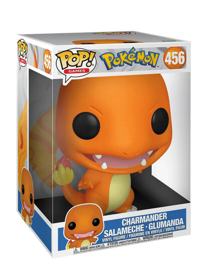 Funko Pop 10" Pokemon S1 Charmander Samlefigur - Orange