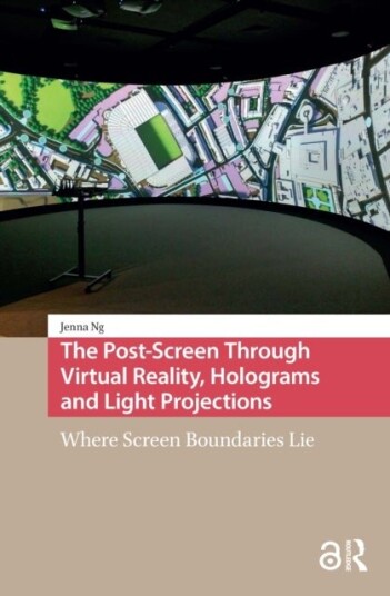 The Post Screen Through Virtual Reality Holograms and Light Projections