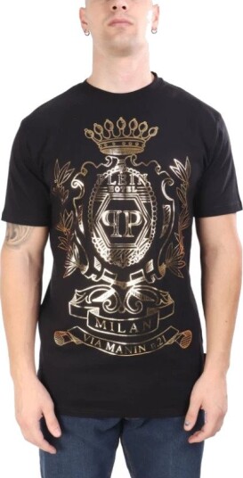 Philipp Plein Herre Topper Svart L,