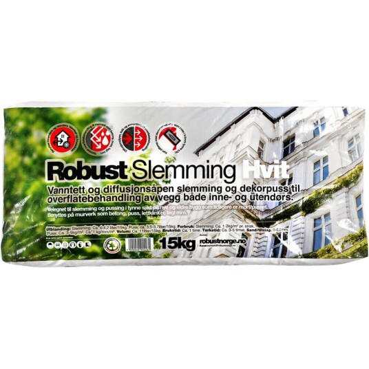 Robust Slemming Hvit 15kg Robust Slemming Hvit 15kg