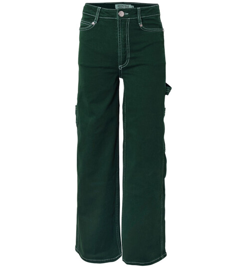 Hound Jeans Worker Denim Dark Olive 8 år 128 Jeans Grønn
