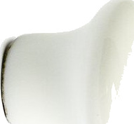 Habo Knopp marcus 32mm porselen hvit